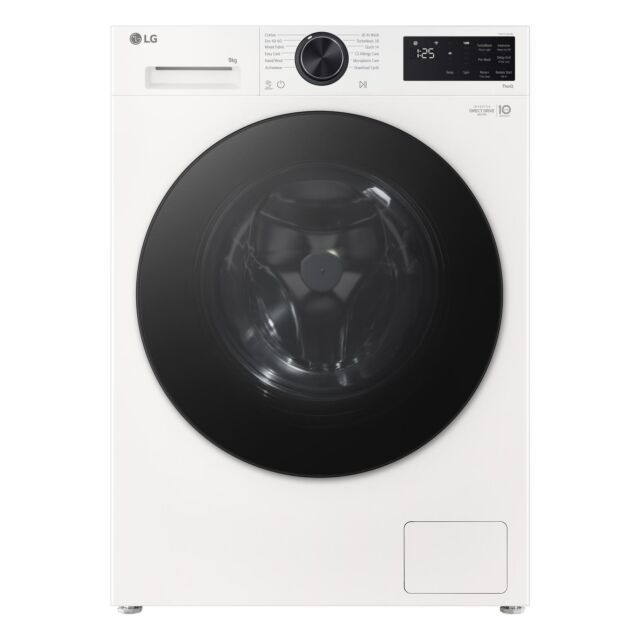 LG F2X50S9TWB White Free-Standing 9Kg 1200 Spin Washing Machine