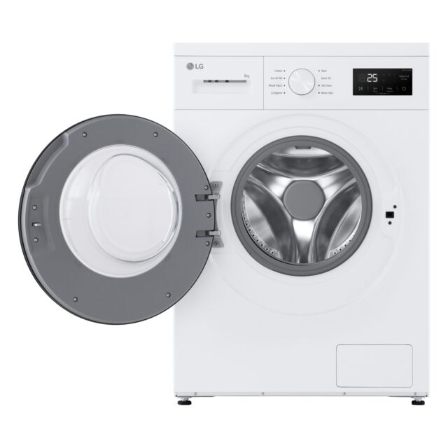 LG F4A10S8NWK White 8Kg 1400 Spin Washing Machine