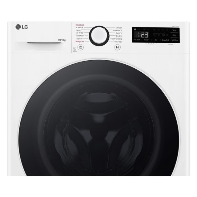 LG FWY706WWTN1 10kg/6kg 1400 Spin Washer Dryer - White