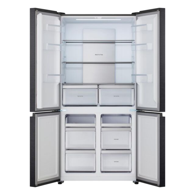 LG GMM42ABBEH No Frost American Fridge Freezer Multi Door- Non Plumbed - Matte Black H1905 W910 D690