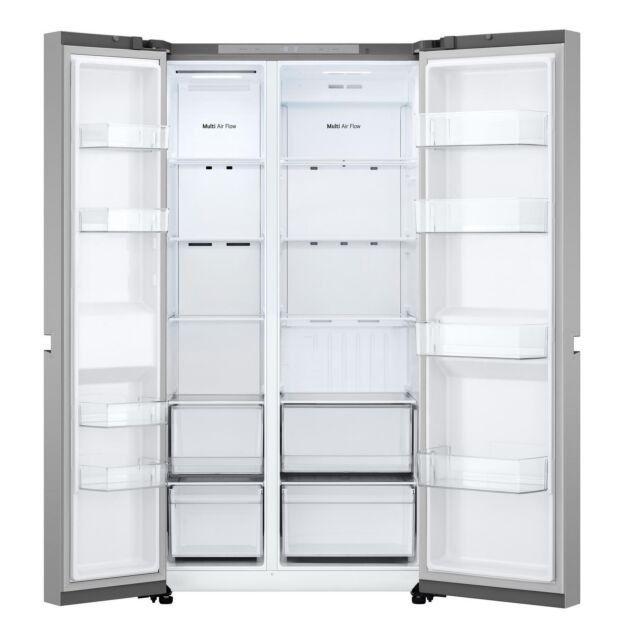 LG GSBC40PYPE H1790 W913 D735 60/40 Frost Free American Fridge Freezer - Prime Silver