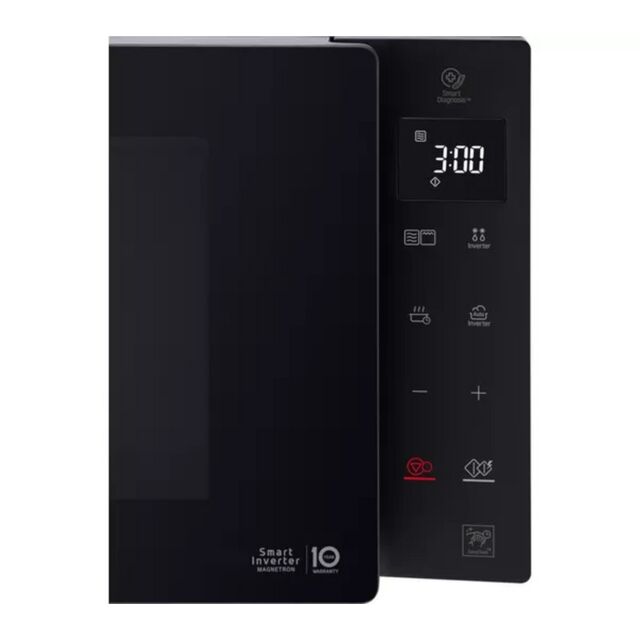LG MH6535GIS Microwave Oven with Grill and Touch Control Panel - Black