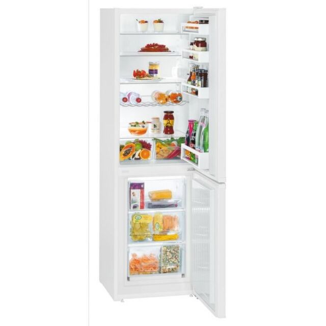 Liebherr CUE3331 H1812 W550 D630 60/40 Smartfrost Fridge Freezer, 3 Freezer Drawers - White