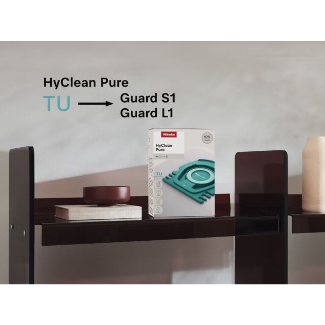 Miele GUARD L1 CAT + DOG Obsidian Black High Performance, Premium Bagged Vacuum Cleaner. 890W, Foot 