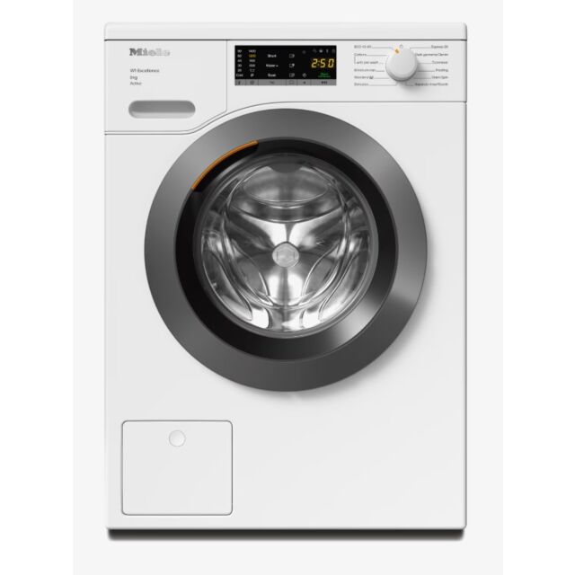 Miele WEA 125 WCS Chrome Edition Front-loading washing machine, 8kg, Graphite Grey Door, Straight Do