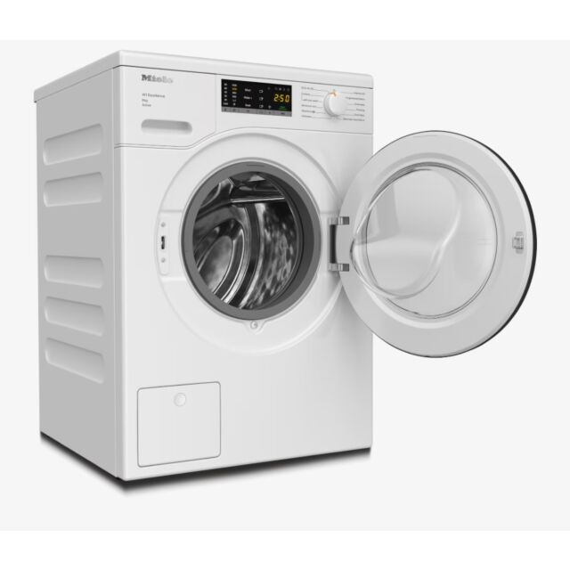 Miele WEA 125 WCS Chrome Edition Front-loading washing machine, 8kg, Graphite Grey Door, Straight Do