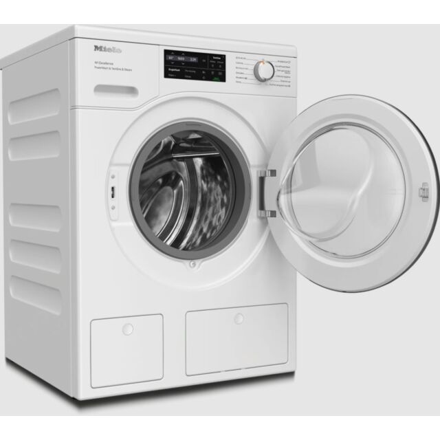 Miele WEJ 885 Chrome Edition Front-loading washing machine, 9kg, Graphite Grey Door, Straight Door F
