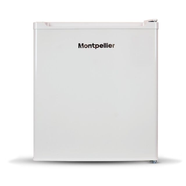 Montpellier MDATTLW 44cm Wide 40ltr Tabletop Freestanding Larder Fridge, E Rated, White