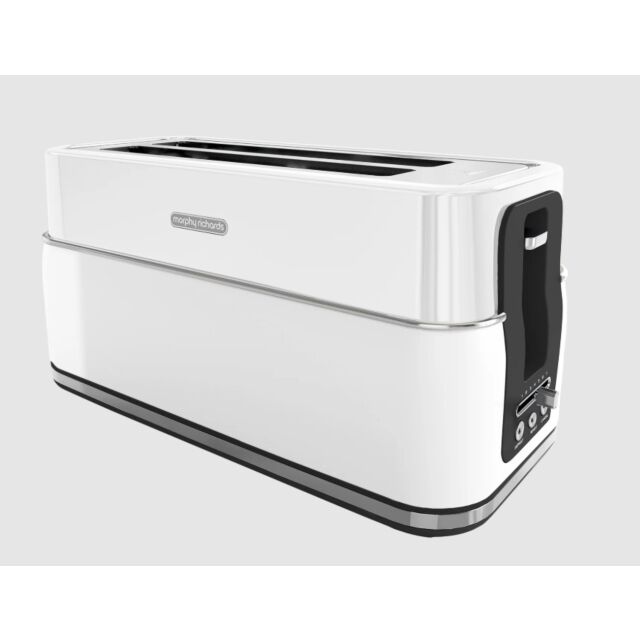 Morphy Richards 245704 Signature 4 Slice Toaster - Moonlight White