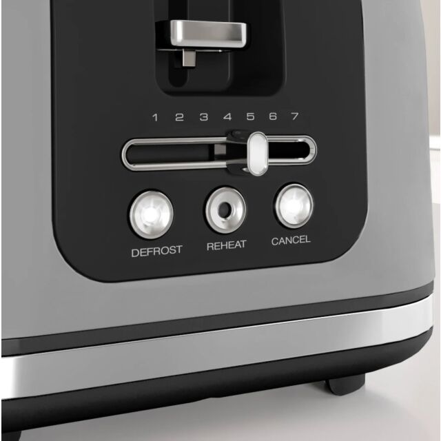 Morphy Richards 245705 Signature 4 Slice Toaster - Grey