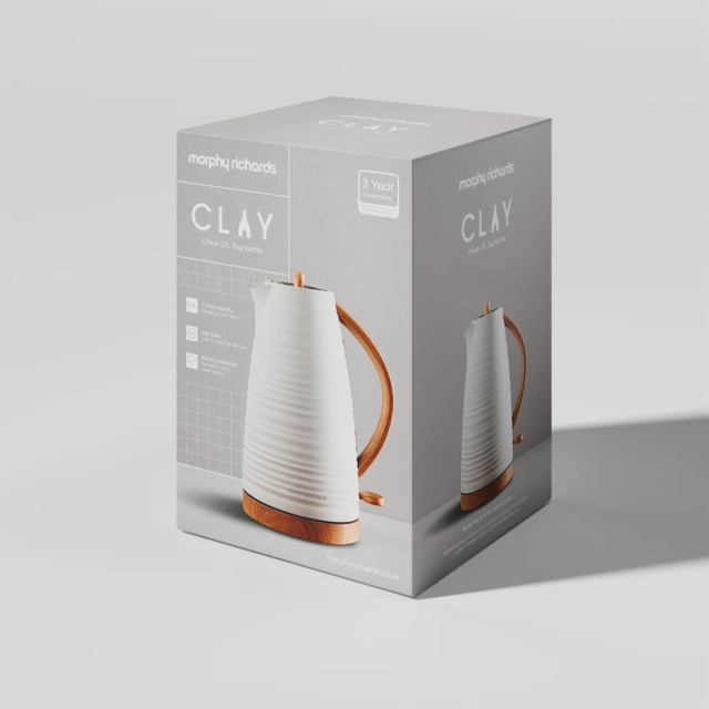 Morphy Richards 103102 Clay Jug Kettle White