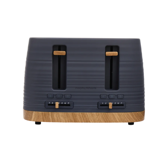 Morphy Richards 243101 Clay 4 Slice Toaster Grey