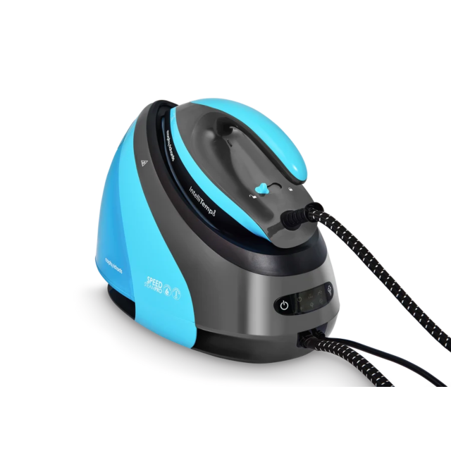 Morphy Richards 332103 Autoclean SteamPro 3000W Intellisteam Steam Generator Blue/Black