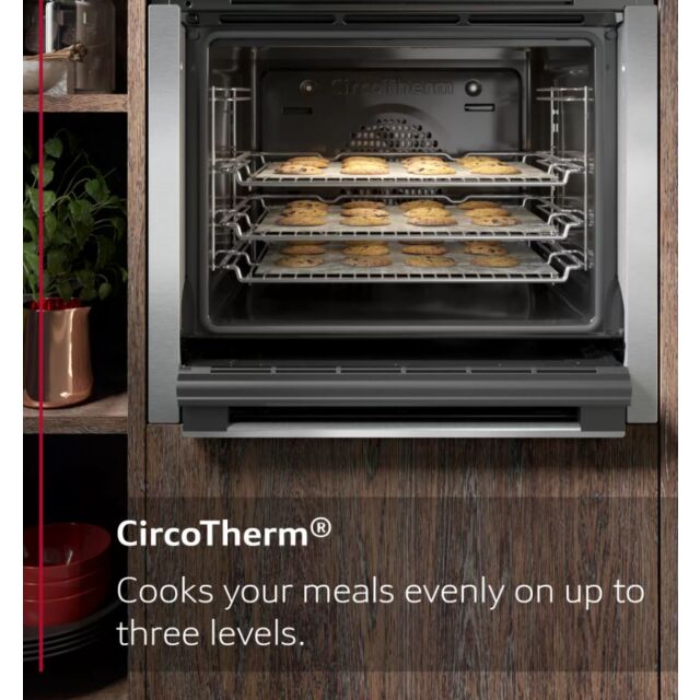 Neff B2ACH7HH0B S/Steel Built In Single Oven (Series N50) 