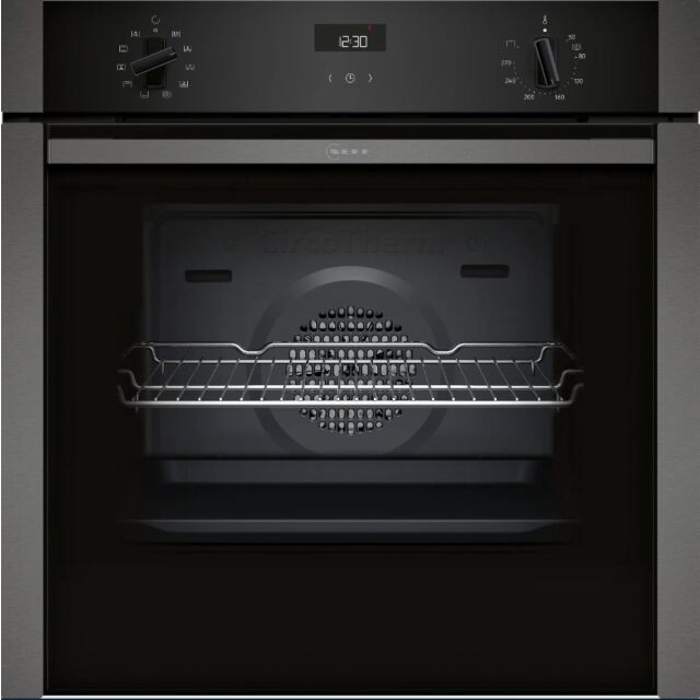 Neff B3ACE4AG3B 59.4cm Built In Electric Single Oven - Graphite Grey