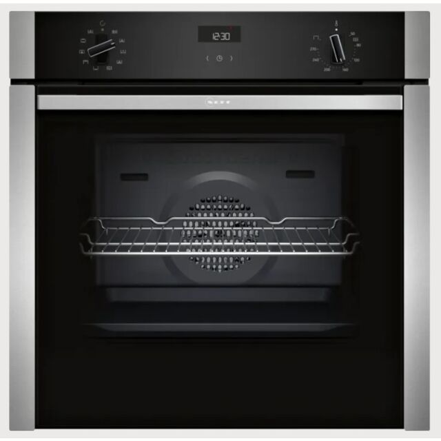 Neff B3ACE4AN3B 59.4cm Built In Electric Single Oven - Stainless Steel