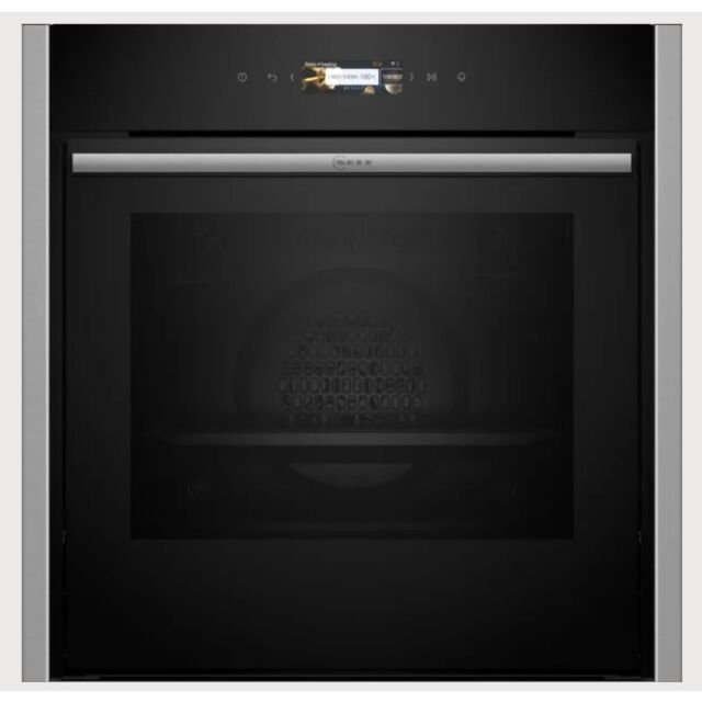 Neff B54CR31N0B Black with Stee Electronic, 3.7inch Full Touch TFT Display, Circotherm, 14 functions, 