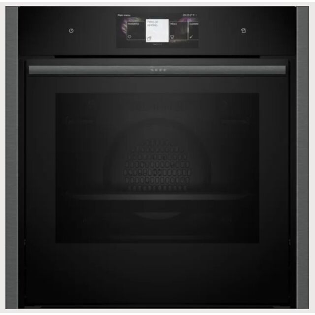 Neff B64FT53G0B Black with Grap Electronic, 6.8inch Premium Full Touch TFT Display, Circotherm, 22 fun