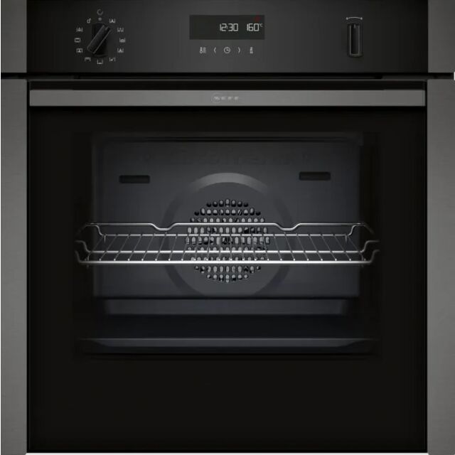 Neff B6ACH7AG7B 59.4cm Built In Electric Single Oven - Graphite Grey