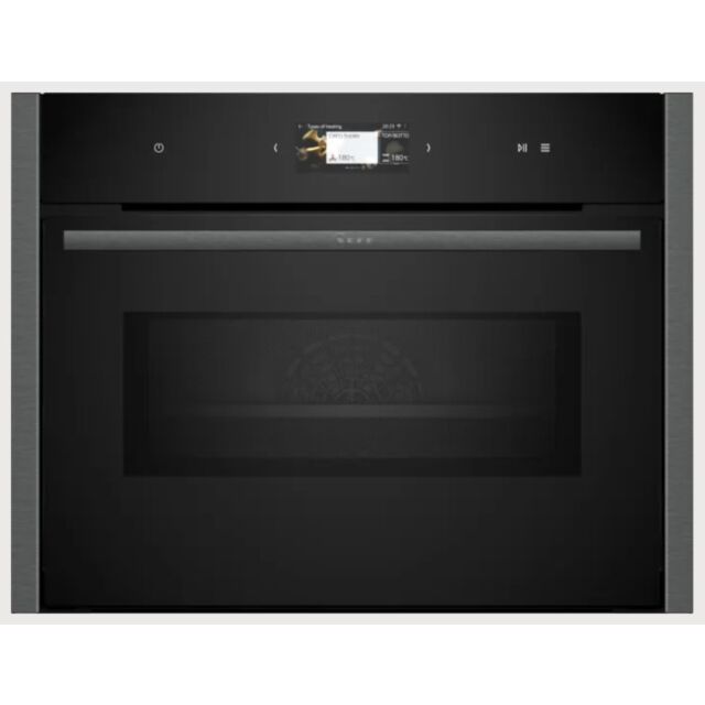 Neff C24MS71G0B Electronic, 4.1inch Full Touch TFT Display, 20 functions, Pyrolytic, Soft open/close do