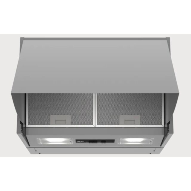 Neff D64MAC1X0B Metallic silver 60cm, 3 speed, push buttons, LED lights, high extraction rate. Optio