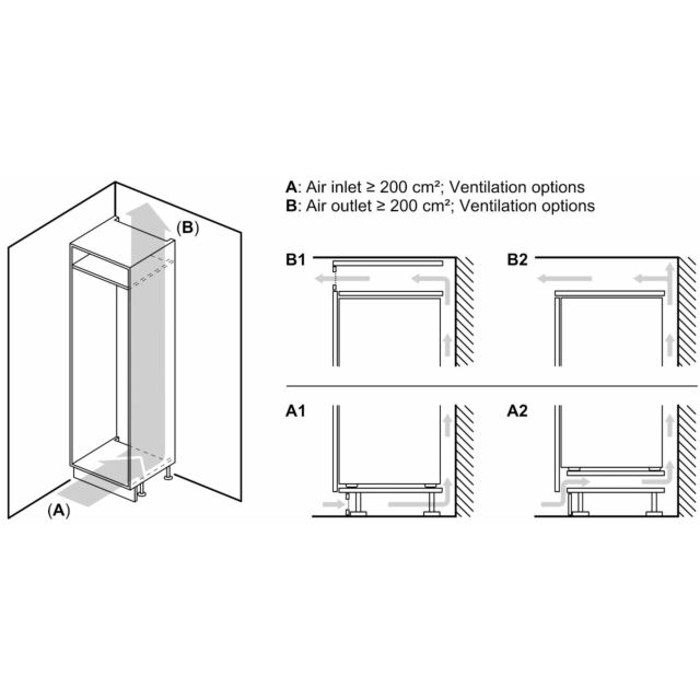 Neff GI1113FE0 Integrated 720H Built-In Freezer