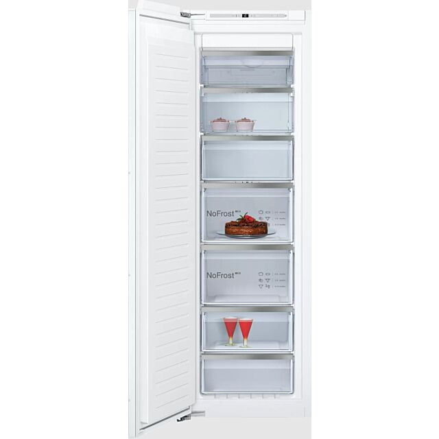 Neff GI7815CE0G Integrated Tall Built-In Frost Free Freezer (Fixed Hinge)