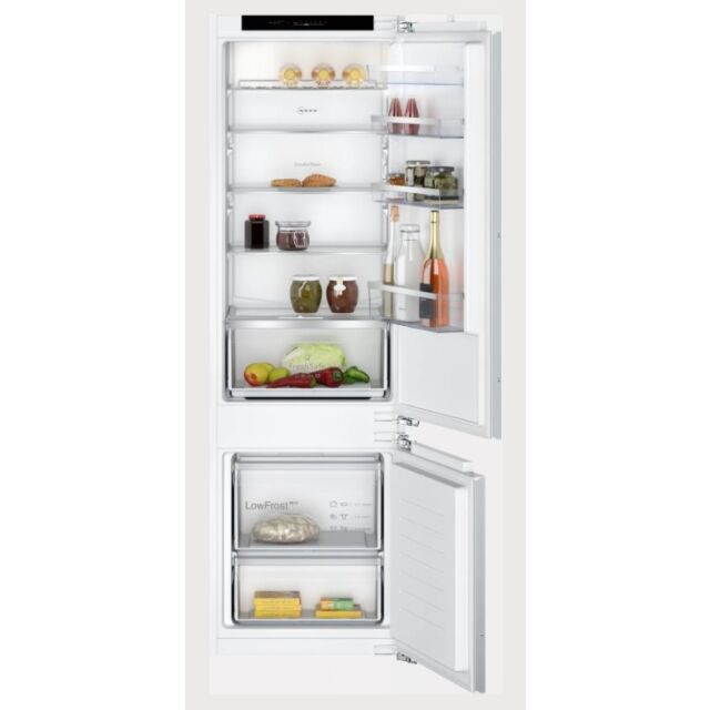 Neff KI5872FE0G 177x54 Low frost bottom Freezer, LED, Digital temperature control, FreshSafe, 5 glas