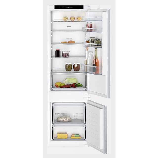 Neff KI5872SE0G 177x54 Low frost bottom Freezer, LED, Digital temperature control, FreshSafe, 5 glas