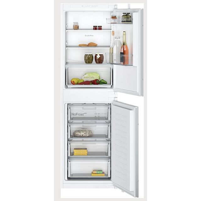 Neff KI7851SE0G 177x54 NoFrost bottom freezer, XXL MultiBox veg drawer, LED light, Digital temperatu