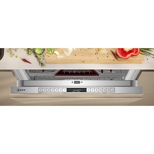 Neff S155ECX07G Stainless steel Built-In, Open Dry, 6 Progs, Flex 2 Baskets, Flex Cutlery Drawer, 5
