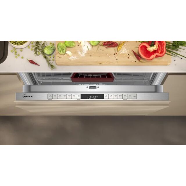 Neff S155HVX00G Integrated Dishwasher - 14 Place Settings - Cutlery Tray