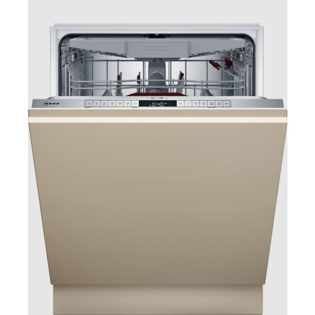 Neff S195HCX02G Stainless steel Integrated Dishwasher, Cutlery Tray, 14 Place Settings