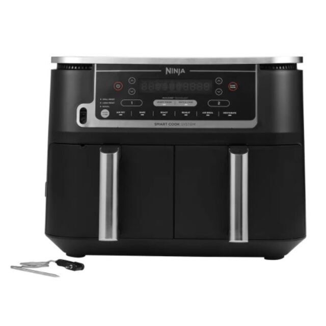 Ninja AF451UK Foodie Max Dual Zone Air Fryer With Probe