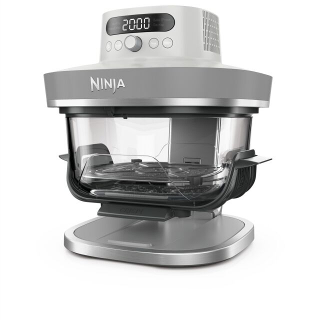 Ninja AS090UKWH CRISPi PRO 5-in-1 Glass Air Fryer - White