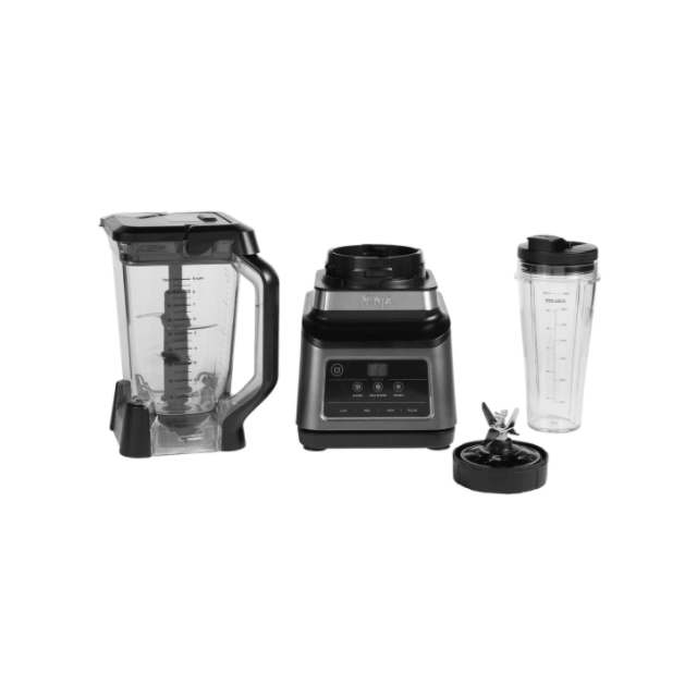 Ninja BN750UK Black / Silver 2-In-1 Blender With Auto-Iq