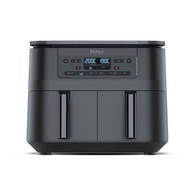 Ninja DZ300UK 7.6 litre 6-in-1 Dual Zone Air Fryer - Gun Metal Grey