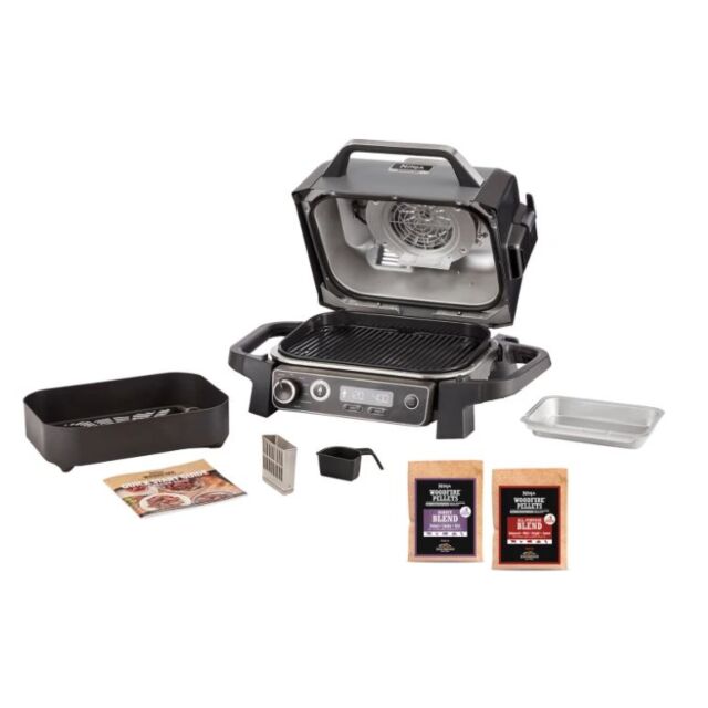 Ninja OG701UK Woodfire Electric BBQ Grill