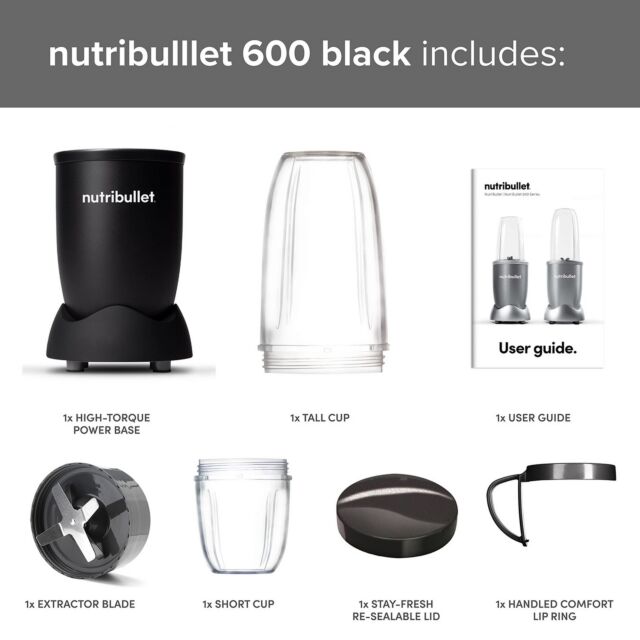nutribullet 02548 600 Series Blender - Black