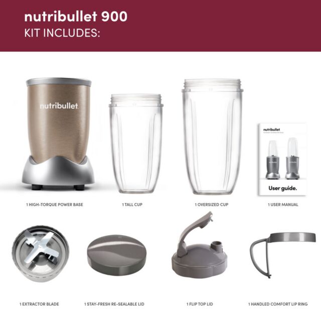 nutribullet NBLP9 900 Series Blender - Champagne