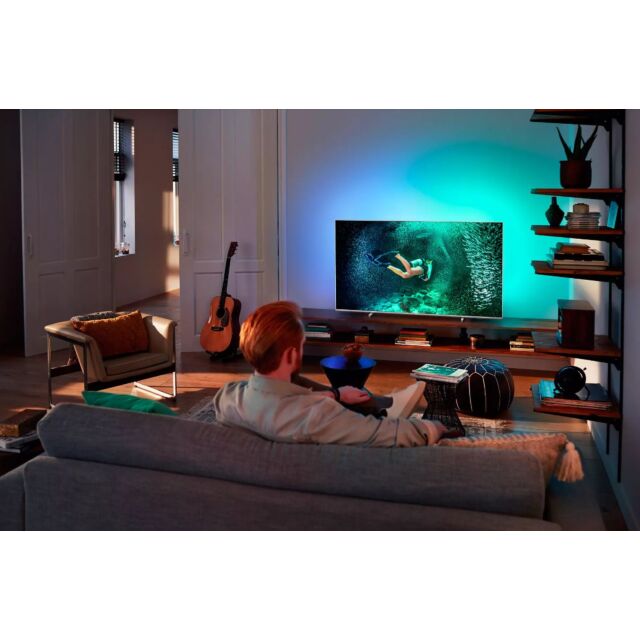 Philips 43PUS7956 Silver 43' Smart 4K Led TV With Ambilight