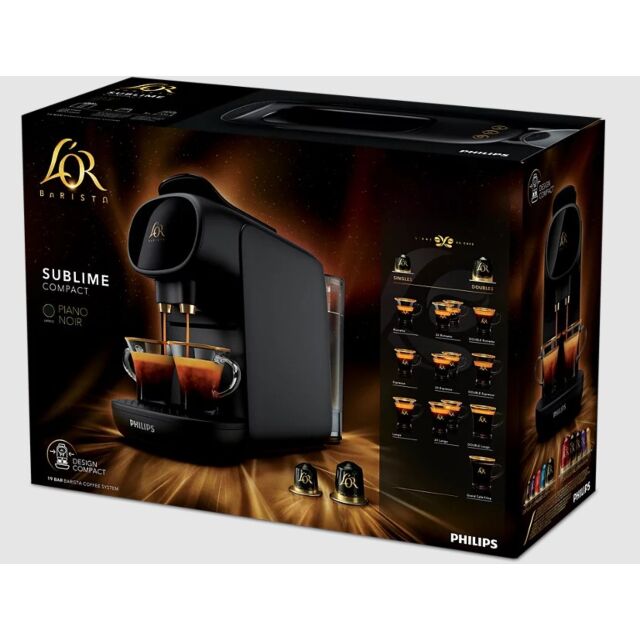 Philips LM9012/65 L'Or Barista Capsule Coffee Machine with 50 Capsules