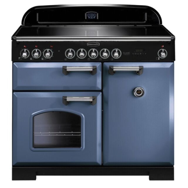 Rangemaster CDL100EISB/C 127460 CLASSIC DL 100 IND. STONE BLUE CHROME