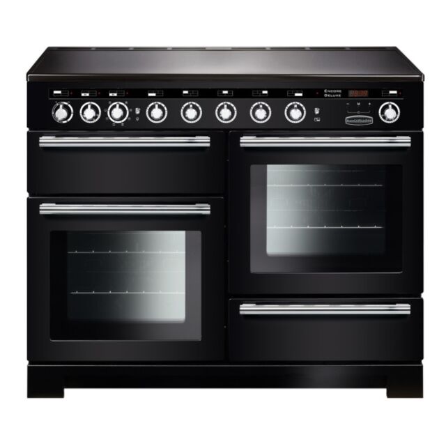 Rangemaster EDL110EIBL/C Black 117380 ENCORE DL 110 IND. BLACK CHROME TRIM