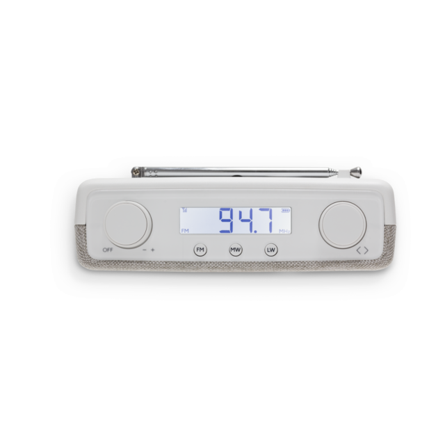Roberts PLAYFMWH White Portable Radio | FM