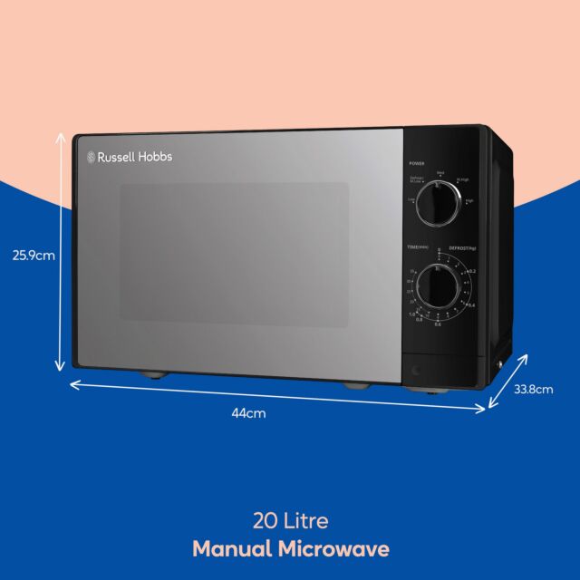 Russell Hobbs RHM2047B 20 Litres Digital Microwave - Silver