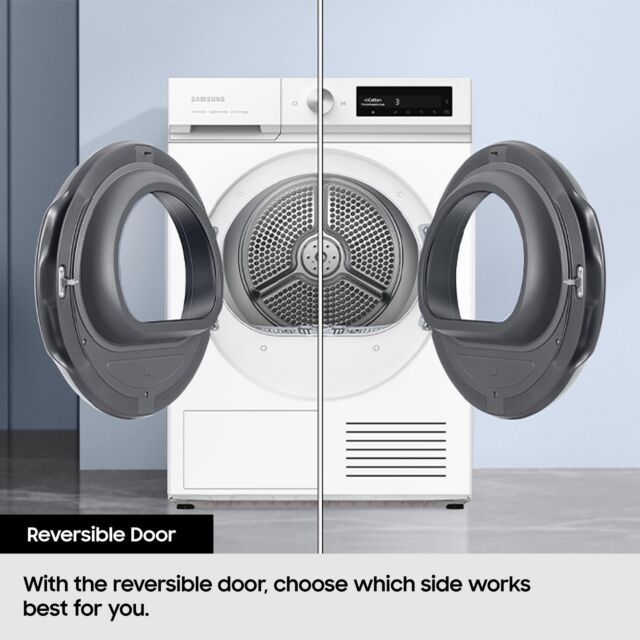 Samsung DV90CGC0A0ABEU 9kg Heat Pump Tumble Dryer - Black