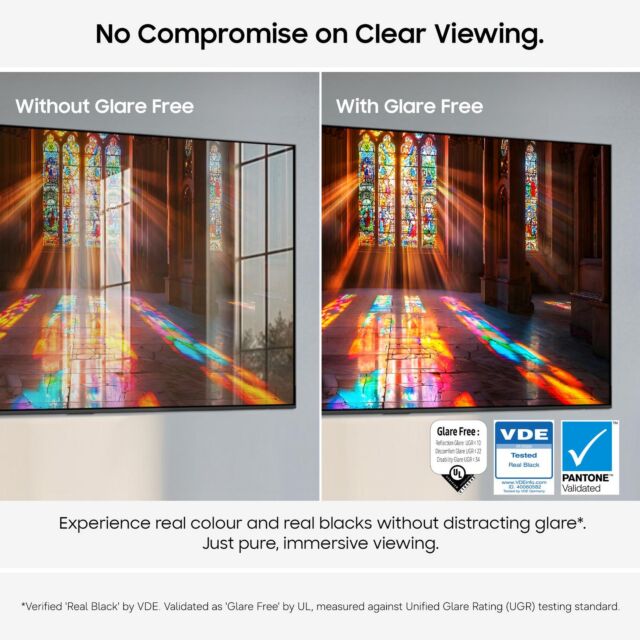 Samsung QE55S90HAEXXU 55inch OLED Glare Free Vision AI Smart TV