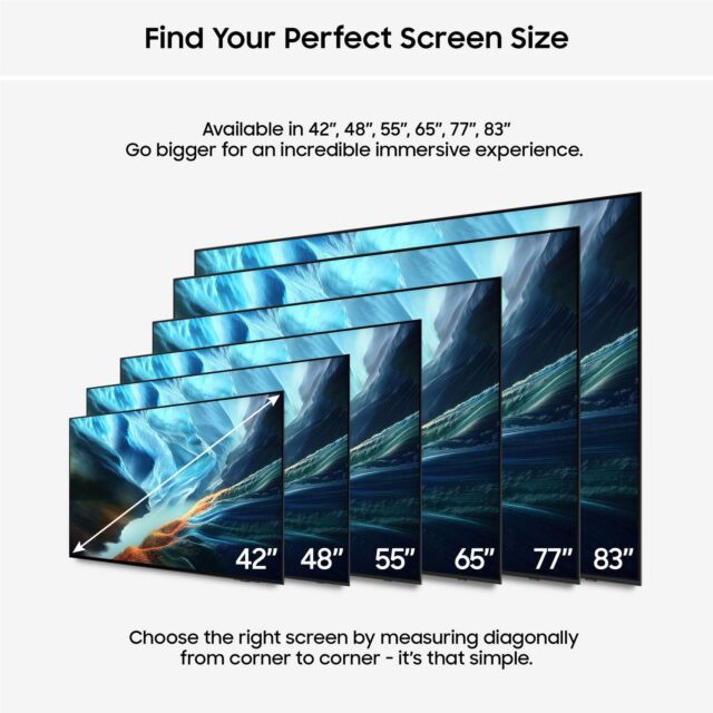Samsung QE55S90HAEXXU 55inch OLED Glare Free Vision AI Smart TV