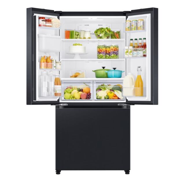 Samsung RF50C532EB1/EU Black H1776 W817 D715 Cap Frid 330L Frz 165L American Fridge Freezer
